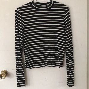 Stripe Mock-long sleeve